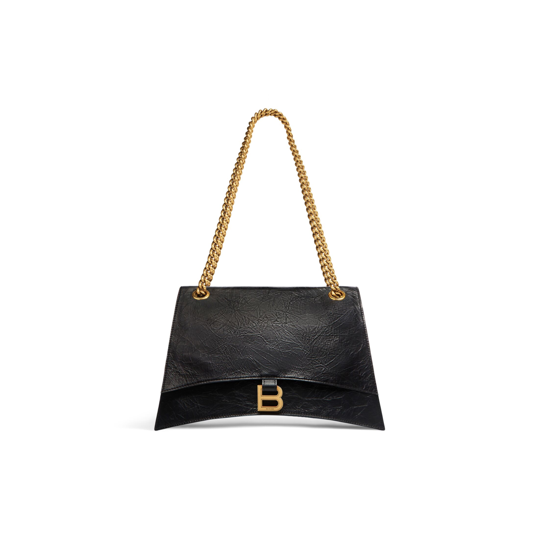 WOMEN'S CRUSH MEDIUM CHAIN BAG IN BLACK